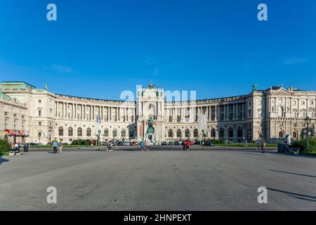 Famoso castello di vienna (Wiener Hofburg), residenza del presidente dell'Austria Foto Stock