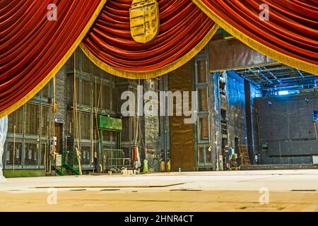 Vecchio teatro lirico di Budapest Foto Stock