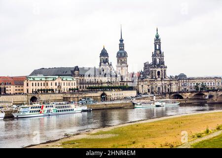 Dresda è una delle città più belle della Germania Foto Stock