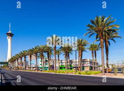 Stratosphere casino e hotel a Las Vegas Foto Stock