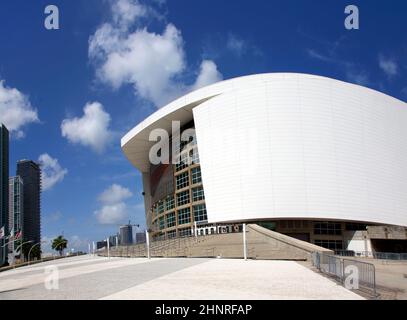 American Airlines Arena. Sede della squadra di pallacanestro dei Miami Heat. Foto Stock