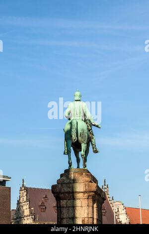 Statua di otto von Bismarck Foto Stock