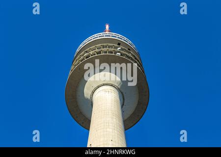 Torre dell'Olympiapark a Monaco Foto Stock