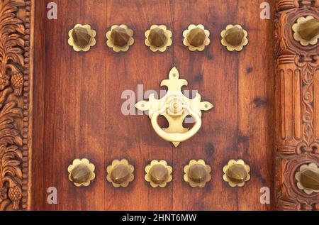 ZANZIBAR CITTÀ DI PIETRA WOODDOOR Foto Stock