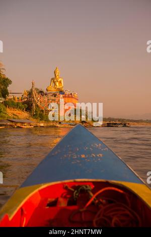 THAILANDIA SOP RUAK MEKONG GIGANTE BUDDHA TEMPIO Foto Stock