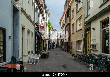 ANVERSA, BELGIO - 22 AGOSTO 2013: Scena urbana ad Anversa, Fiandre, Belgio Foto Stock