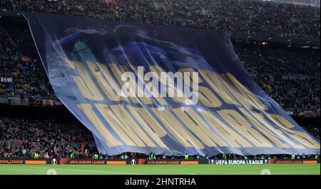 Sabadell, Barcellona, Spagna. 17th Feb 2022. Barcellona Spagna 17.02.2022 nel corso della UEFA Europa League tra il FC Barcellona e la SSC Napoli a Camp Nou il 17 febbraio 2021 a Barcellona. (Credit Image: © Xavi Urgeles/ZUMA Press Wire) Credit: ZUMA Press, Inc./Alamy Live News Foto Stock