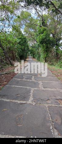 Il Taipingling Sea View Trail, New Taipei City, 18 ottobre 2021, Taiwan Foto Stock