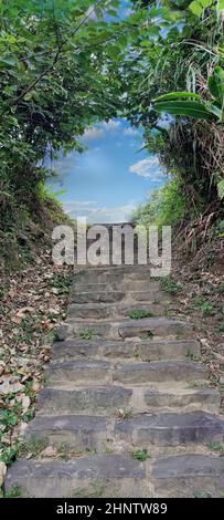 Il Taipingling Sea View Trail, New Taipei City, 18 ottobre 2021, Taiwan Foto Stock