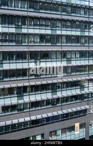 Solar Shades, OHSU Center for Health & Healing, Portland, Oregon. Foto Stock