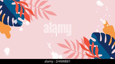 Modello modificabile di tendenza per le storie dei social media, modello web per cartoline - illustrazione vettoriale Foto Stock