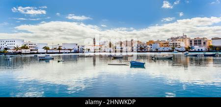 Charco de San Gines a Arrecife, Lanzarote Foto Stock