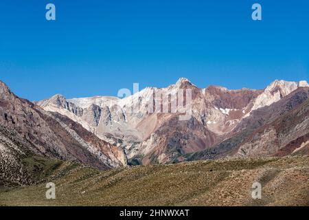 Vista sul Monte Baldwin dall'area di Mammouth Foto Stock