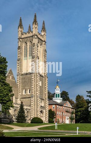 Thompson Memorial Chapel a Williamstown, Berkshire County, Massachusetts, Stati Uniti Foto Stock