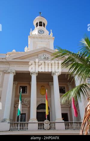 L'Ayuntamiento è il municipio della città vecchia di Cadice. Si trova in Plaza de San Juan de Dios Foto Stock