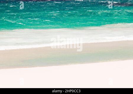 Camps Bay Beach a Città del Capo, Sud Africa. Foto Stock