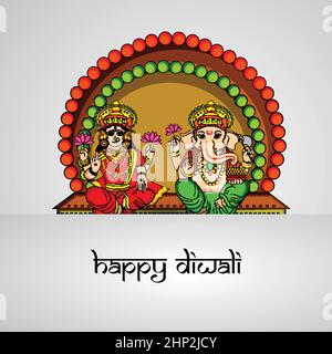 Festa indù Diwali Illustrazione Vettoriale