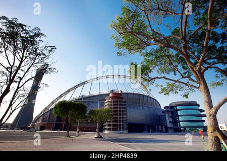 Khalifa International Stadium -UNO DEI LUOGHI DELLA Coppa del mondo FIFA Qatar 2022- 18-02-2022 QATAR Foto Stock