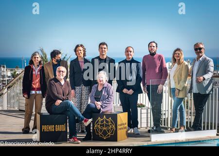 barcellona 18-02-2022 nominados premios gaudi de cine catala 2022 Foto Stock