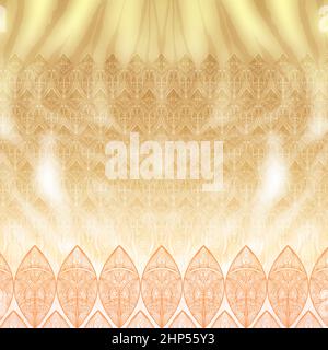 Astratto Textured Design pronto per stampe tessili. Foto Stock