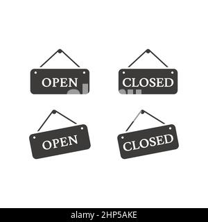 Cartello Aperto Chiuso In Metacrilato Per Negozi - Bifacciale Per Porte Di Bar, Ristoranti E Pub - Foto 5