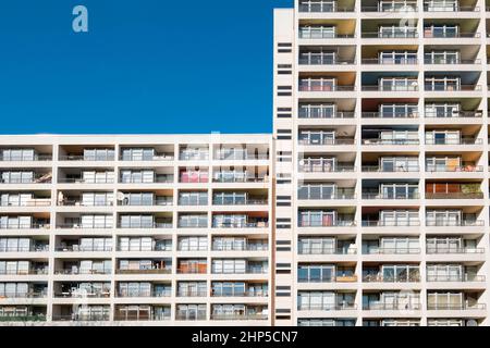 appartamento facciata , immobile residenziale   Foto Stock