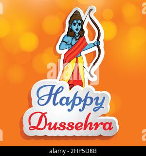 festa indù Dussehra Illustrazione Vettoriale