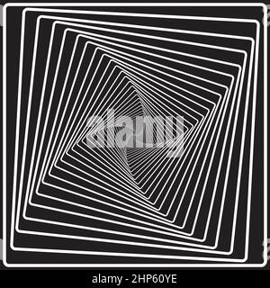 I quadrati astratti si sovrappongono Illustrazione Vettoriale