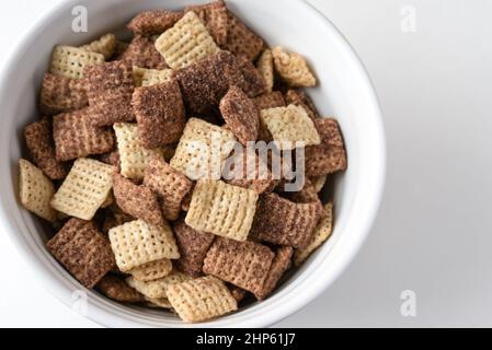 Colazione al cioccolato con riso Foto Stock