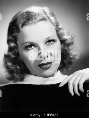 Ritratto vintage ancora dell'attrice Glenda Farrell ca. 1930s Foto Stock