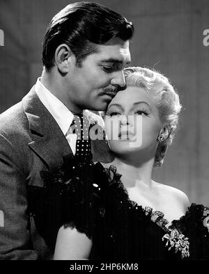Foto originale di Clark Gable e Lana Turner per il film Honky Tonk ca. 1941 Foto Stock