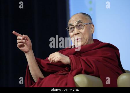 Tenzin Gyatso ca. Marzo 7 2014 Foto Stock