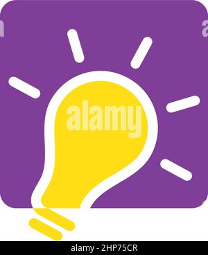 idea lampadina, creativa, illustrazione concettuale Illustrazione Vettoriale