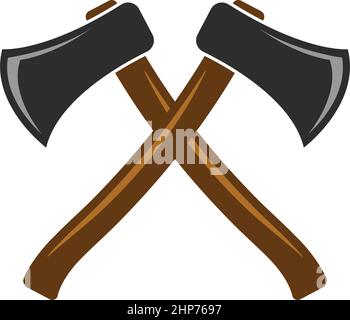 icona ax modello di disegno di illustrazione vettoriale Illustrazione Vettoriale