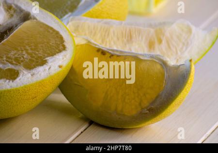 Frutta fresca matura di agrumi Pamela Foto Stock