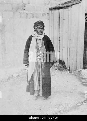 Storia del Medio Oriente: Costumi personaggi ecc Mohammedan [e. Musulmano] sheikh ca. 1900 Foto Stock