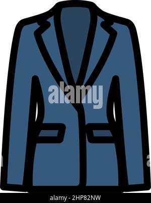 Icona abito donna Business Illustrazione Vettoriale