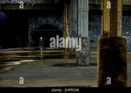 Manchester Piccadilly Station ex piattaforme di pacchi Mayfield ora utilizzate per il progetto Warehouse Foto Stock