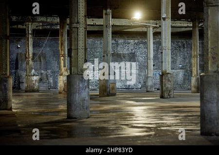 Manchester Piccadilly Station ex piattaforme di pacchi Mayfield ora utilizzate per il progetto Warehouse Foto Stock