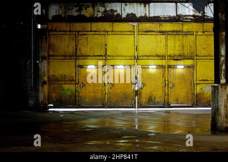 Le ex piattaforme postali Mayfield di Manchester Piccadilly Station sono ora utilizzate per il Warehouse Project Foto Stock