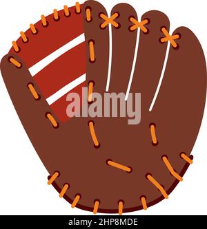 Icona del guanto da baseball Illustrazione Vettoriale