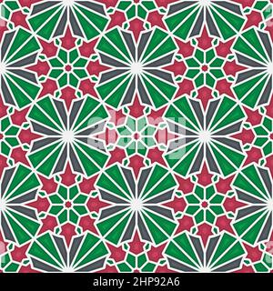 Modello geometrico islamico 9 Illustrazione Vettoriale