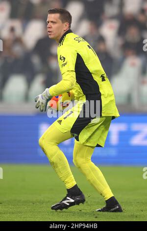 Torino, 18th febbraio 2022. Wojciech Szczesny della Juventus durante la Serie A allo Stadio Allianz di Torino. Il credito d'immagine dovrebbe essere: Jonathan Moscrop / Sportimage Foto Stock