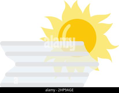 Icona di nebbia Illustrazione Vettoriale