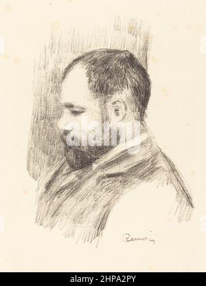 Titolo: Ambroise Vollard Creatore: Pierre Auguste Renoir Data: 1904 dimensioni: - Medio: Litografia luogo: Galleria Nazionale d'Arte Foto Stock