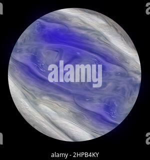 Pianeta Luna Grafica Scienece Fiction sfondo spazio Baviera Foto Stock