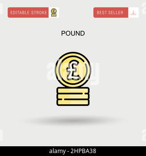 Icona del vettore cancelletto semplice. Illustrazione Vettoriale