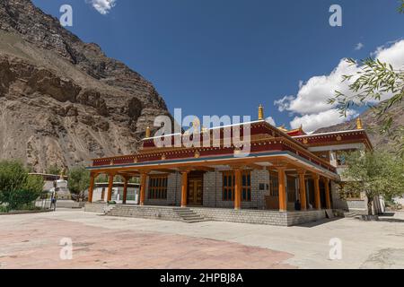 Nuovo monastero di Tabo nella Valle di Spiti, Himachal Pradesh, India Foto Stock
