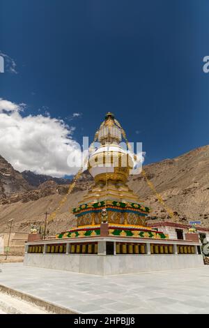 Chorton al monastero di Tabo nella Valle di Spiti, Himachal Pradesh, India Foto Stock