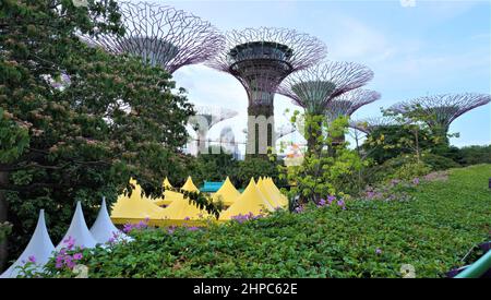 Singapore bei paesaggi Foto Stock